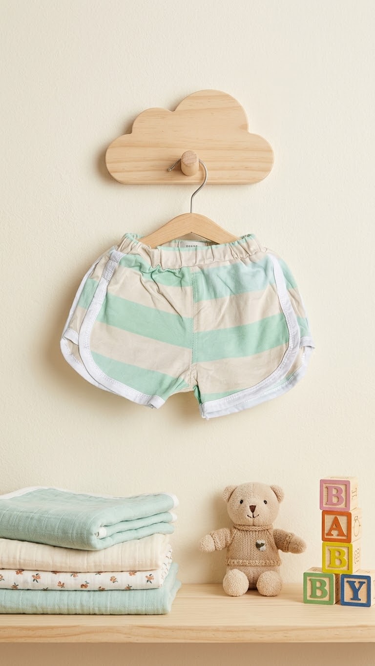 Size: 8-10M Minty Dolphin short