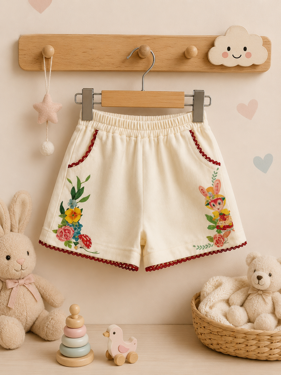 Size: 4-5yr Bunny Meadow Shorts