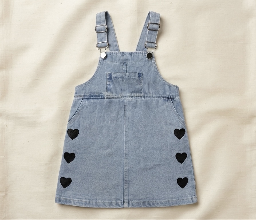 Size: 4-6yr Denim Overall Dress