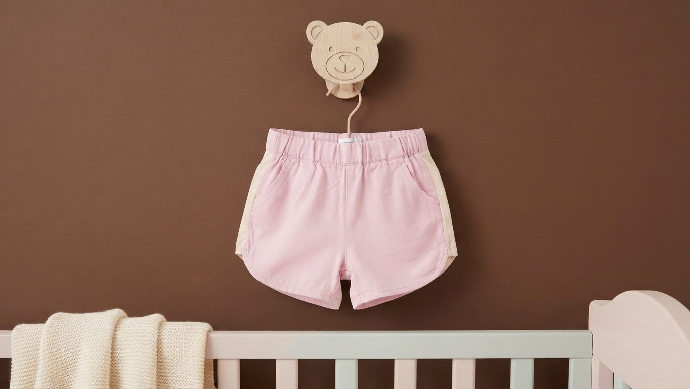 Size: 2-5yr Rose Glow Track Shorts