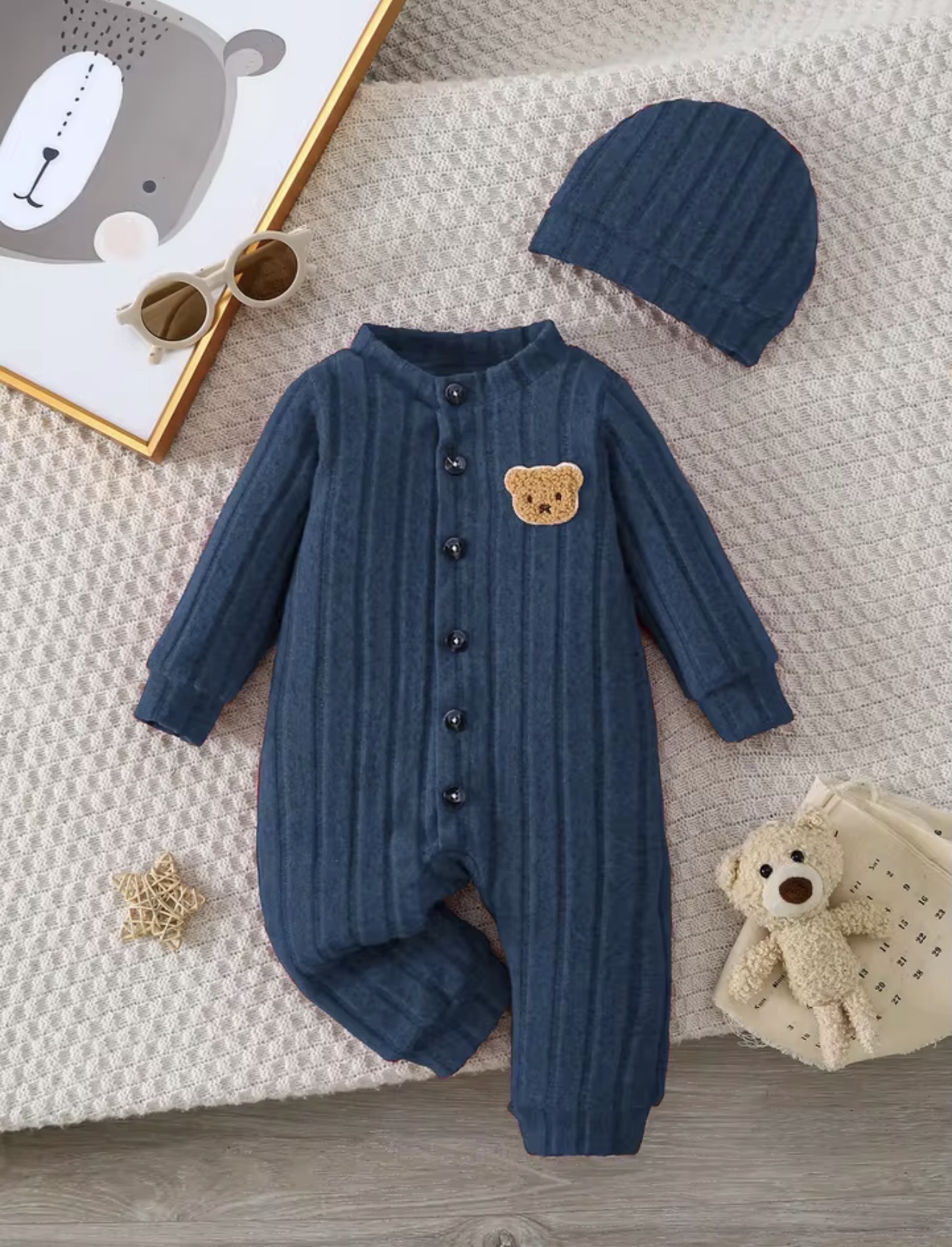 Teddy Romper Set