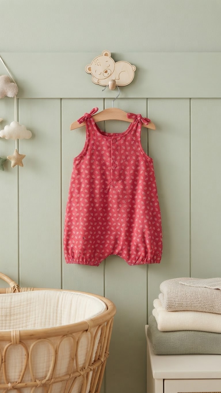 Size: 9-12M Berry Sweet Romper