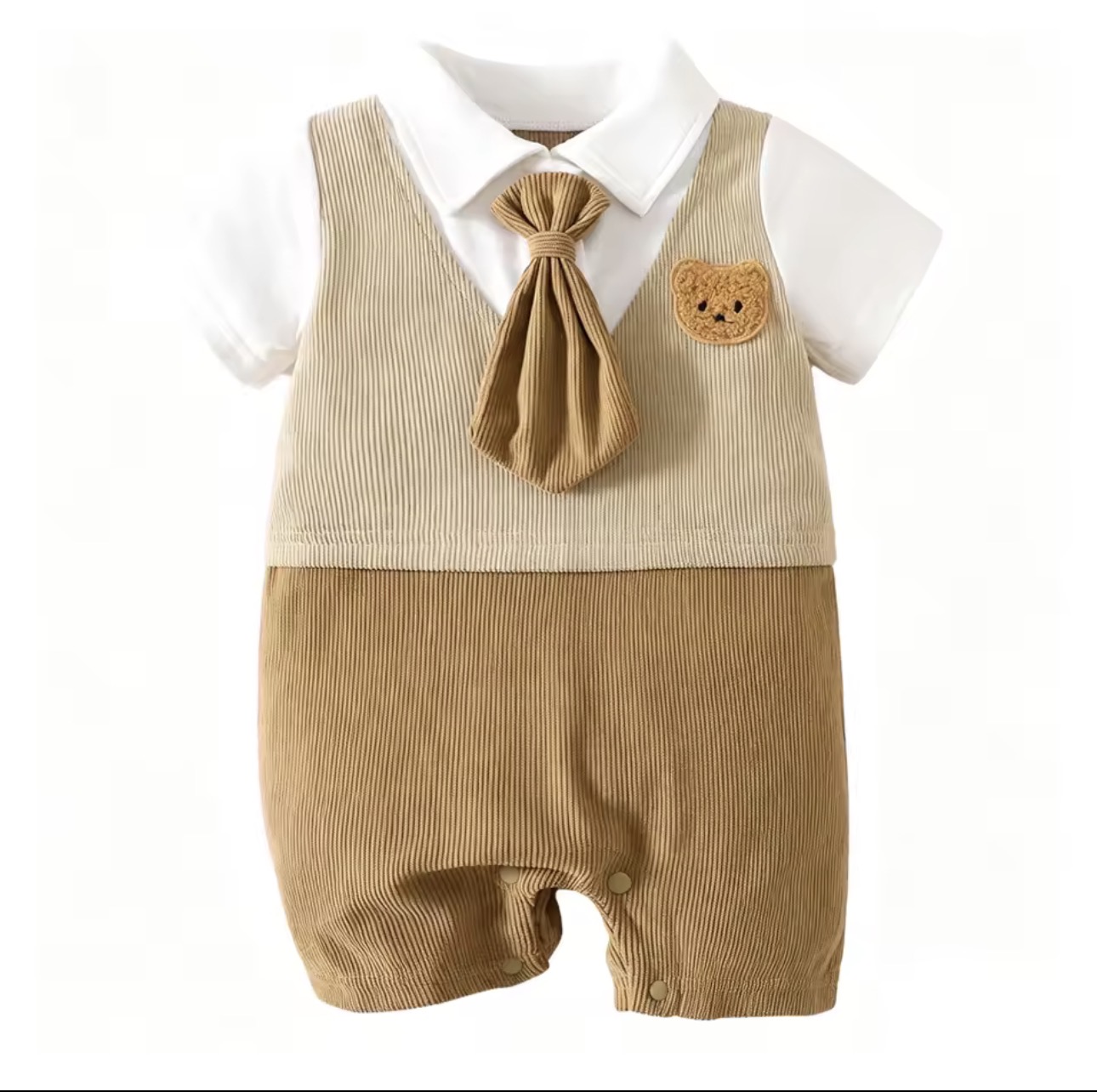 Teddy Tie Romper