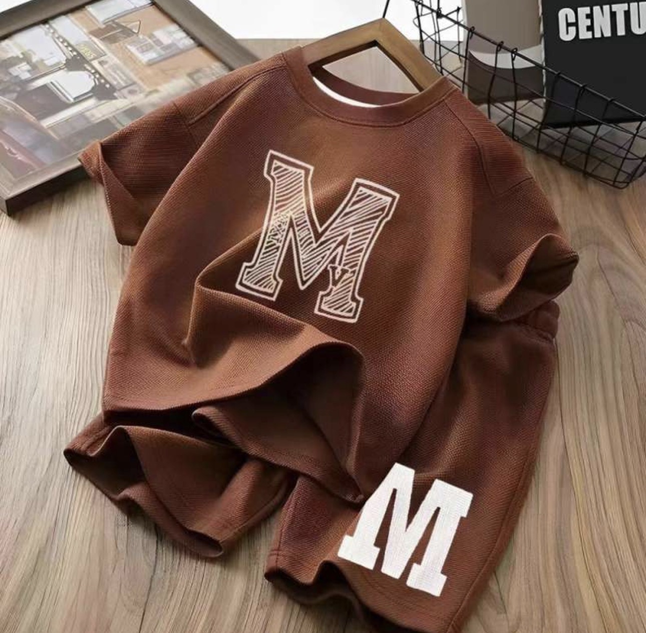 Urban Varsity Tee & Shorts Set