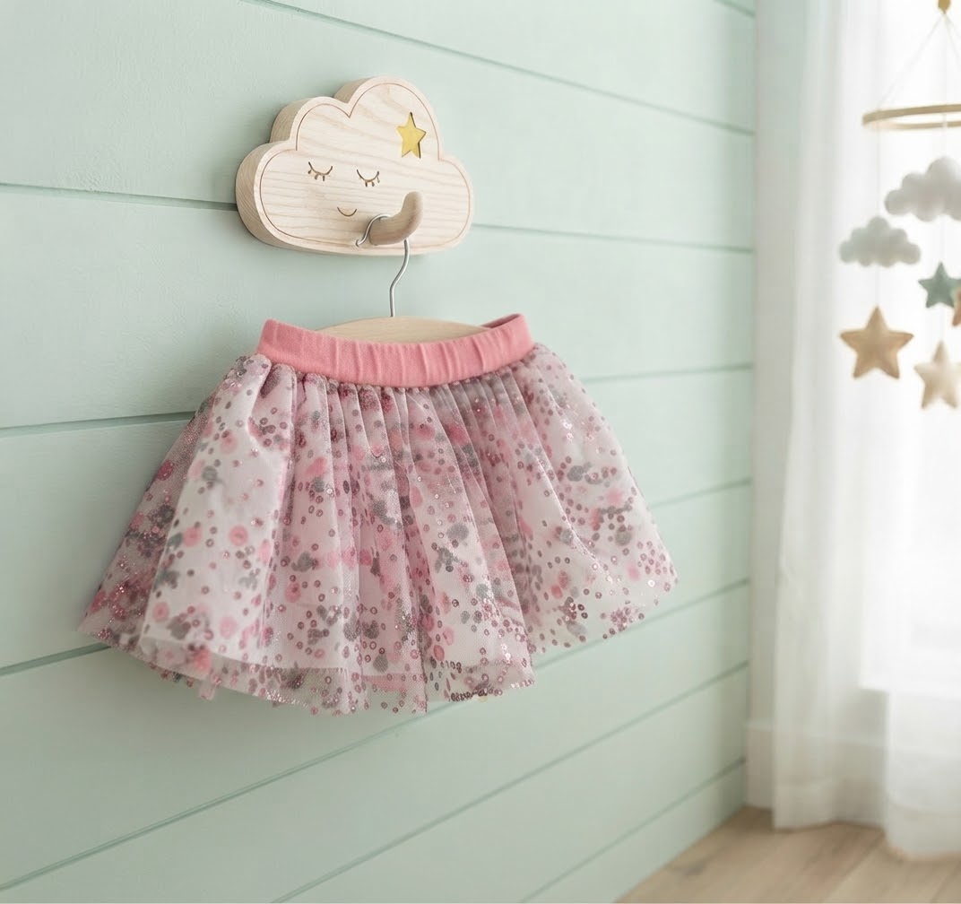 Size:18M Sparkleberry Flutter Tutu